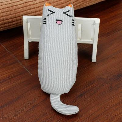 Uplift Essentials "Rustle Sound ""Teeth Grinding"" Catnip Plush gray"