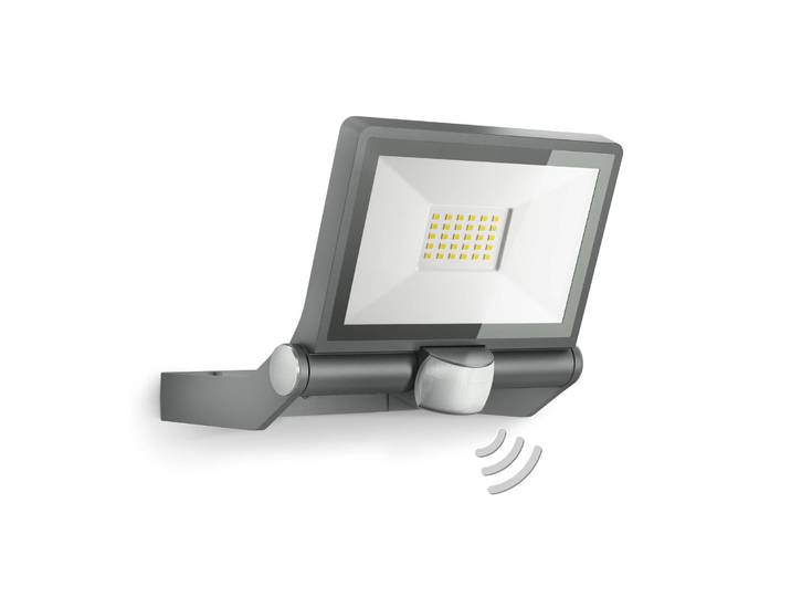 STEINEL LED Aussen-Wandstrahler XLED One S, schwarz, Aluminium, LED Außenleuchte