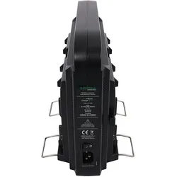 Patona V-Mount 4-fach Slim Ladegerät (Kamera Akku Ladegerät), Kamera Stromversorgung, Schwarz