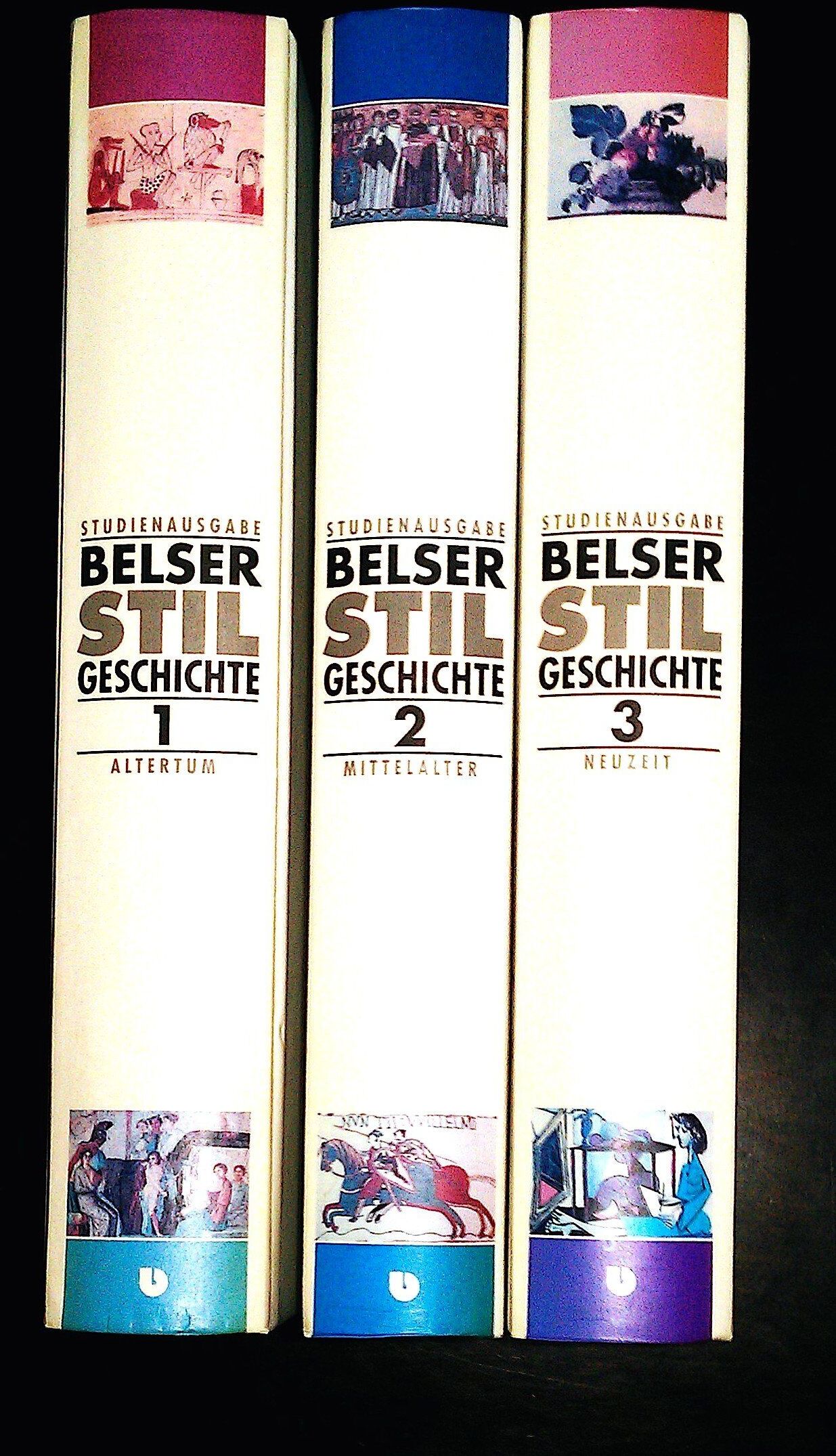Christoph Wetzel - Belser Stilgeschichte. Altertum. Mittelalter. Neuzeit. (3 Bde.) - Preis vom 09.10.2026 07:28:09 h