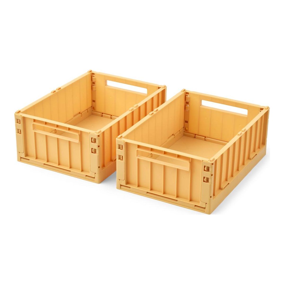 Liewood Weston Storage Box M 2-pack yuzu (2777) ONE SIZE LW14677-2777-ONE SIZE-CU