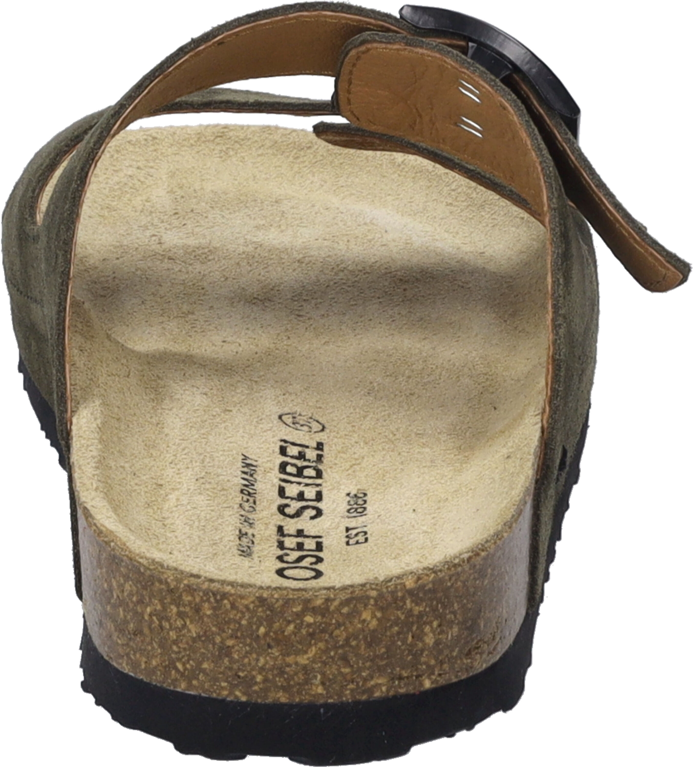 Sandale JOSEF SEIBEL "Hermine 06, moos", Damen, Gr. 42, grün (moos), Obermaterial: 100% Rindsleder Leather cow., Schuhe Sandale
