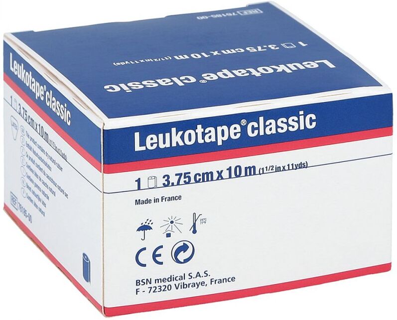 Leukotape Classic 10mx3,75cm blau 1stk