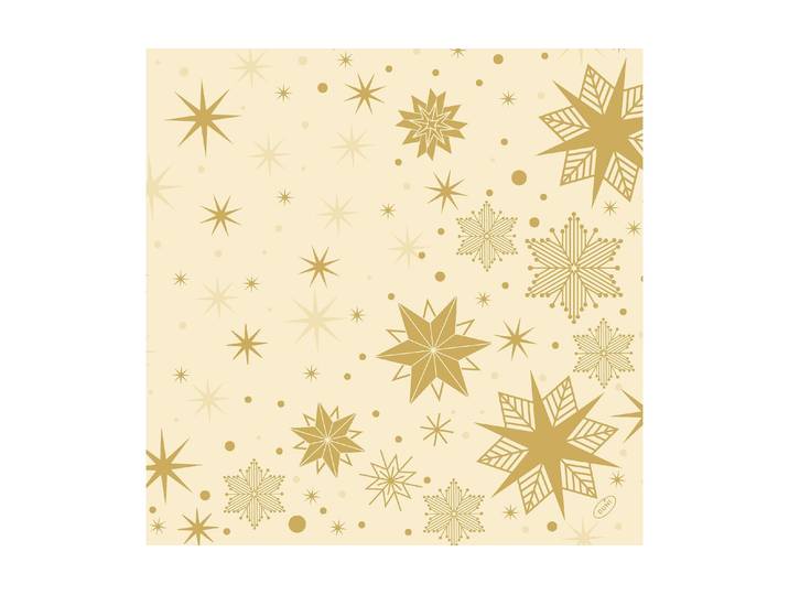 Papierserviette Duni Bio DSF, 40 x 40 cm 60 Stück , beige (creme, gold), B:40cm L:40cm, Servietten, Papierserviette