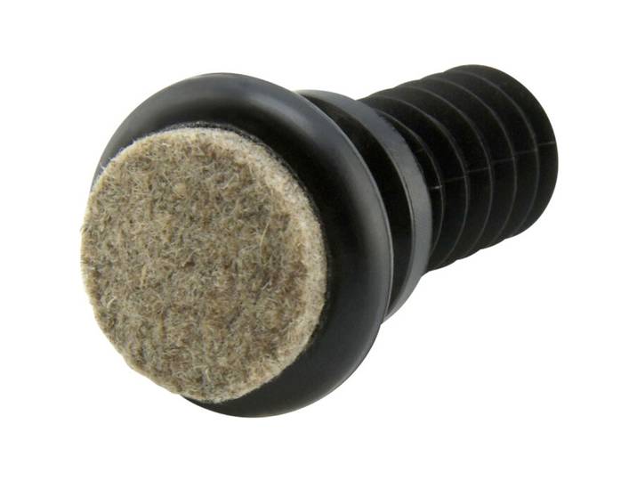 Möbelgleiter PLUG schwarz Wollfilz