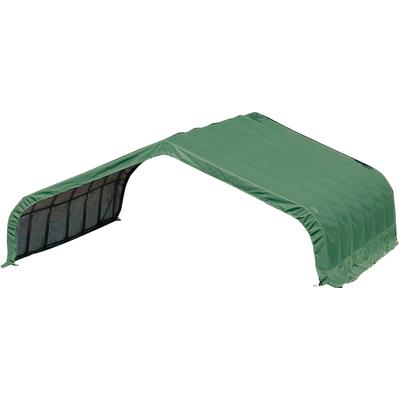 Foliengerätehaus SPORTSPOWER "Weidezelt", grün, Polyethylen (PE), Gerätehäuser, 49,6 m², Grün