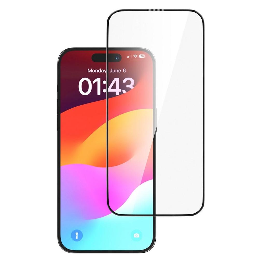Devia Star Series Schwarz / Schutzglas / Apple iPhone 17e/16e/14/13/13 Pro (1 Stk., Apple iPhone 13, Apple iPhone 13 Pro, Apple iPhone 14, Apple iPhone 16e, Apple iPhone 17e) (6942297123212)