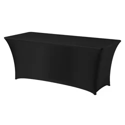 HENDI Tischhusse, rechteckig, 810934, Schwarz, 1200x760x(H)730mm