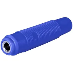 Bananenkupplung, 4mm, trittfest - Farbe: blau