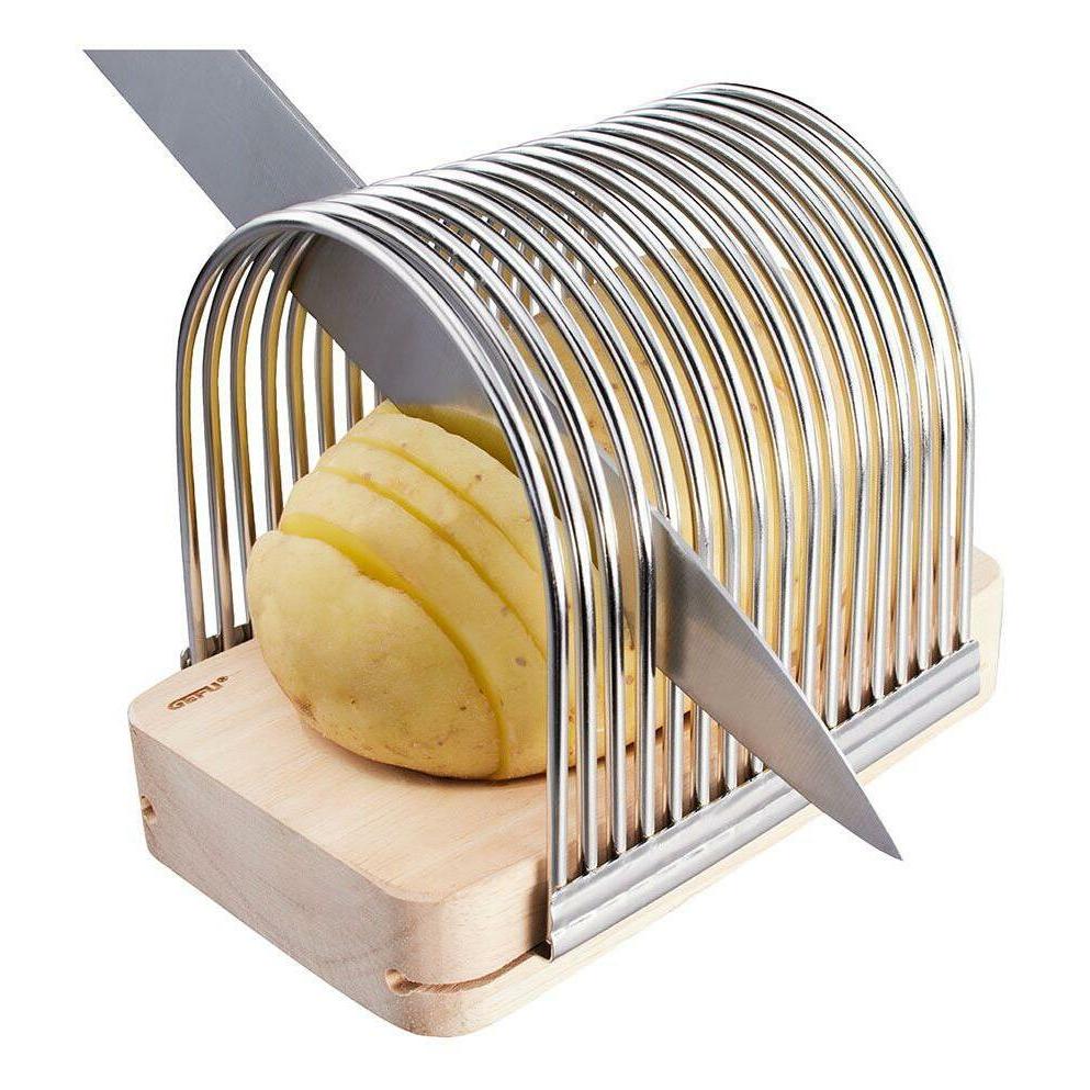 GEFU Fächerkartoffel-Schneider silberfarben (13423)