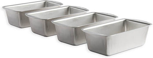 Nordic Ware Naturals Aluminium Set of 4 Mini Loaf Pans