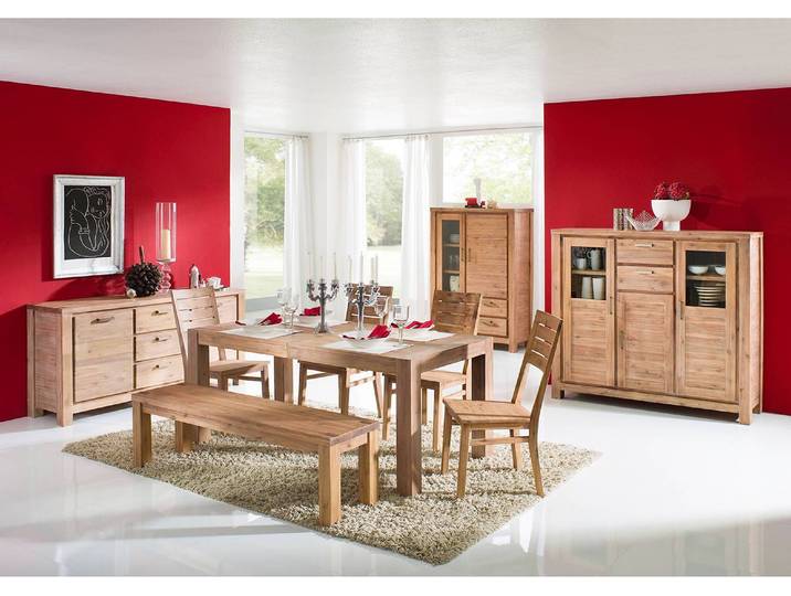 Esstisch Boisset I mit Ausziehfunktion 180 x 77 x 90cm Braun
