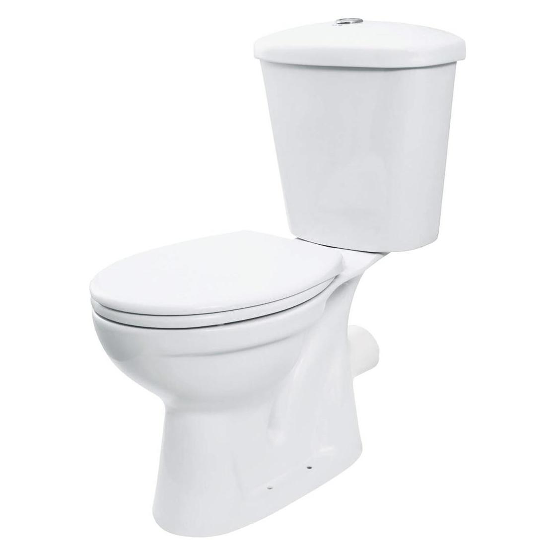 Deante Kompakte Toilettenschüssel - horizontaler Ablauf (CDFD6LPS)