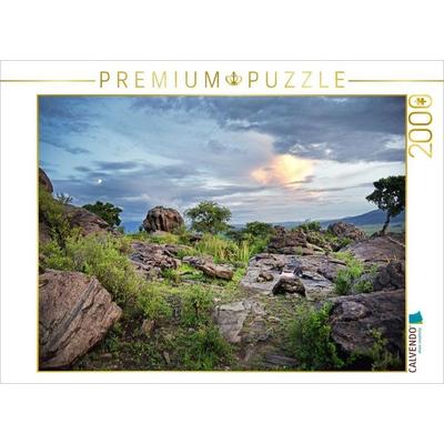 CALVENDO Puzzle Ngorongoro-Schutzgebiet | 2000 Teile Lege-Größe 90x67cm Foto-Puzzle für glückliche Stunden
