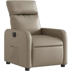 vidaXL Relaxsessel Elektrisch Cappuccino-Braun Kunstleder