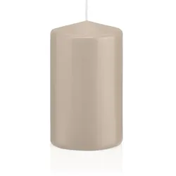 Wiedemann Kerzen Stumpenkerzen Schlamm 100 x Ø 40 mm, 24 Stück, rußarm, tropffrei