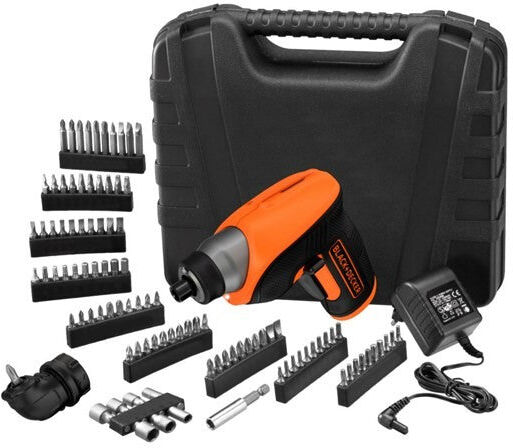 Black+Decker AVVITATORE BLACK&DECKER; A BATTERIA LITIO 3.6 V VELOCITA' 180 GIRI/MIN Mod. CS3652LKA