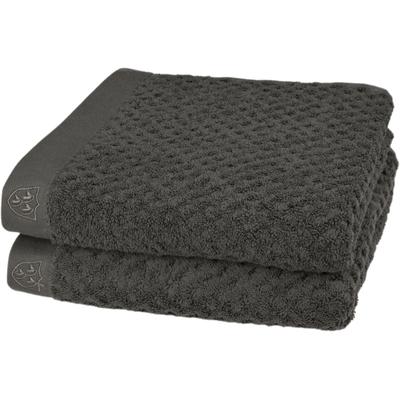 Handtücher ROSS "Harmony", grau (graphit), B:50cm L:100cm, Frottier, Baumwolle, Handtücher, 100 % Baumwolle, Hoch Tief Struktur, viele Farben