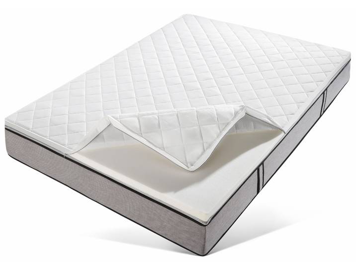 Topper BECO Komfort Plus, Komfortschaum 140x200, 160x200, 180x200, 200x200 , weiß, B:200cm H:7cm L:200cm, Komfortschaum, Topper, die Aufwertung für ihre Matratze bekannt aus der TV-Werbung