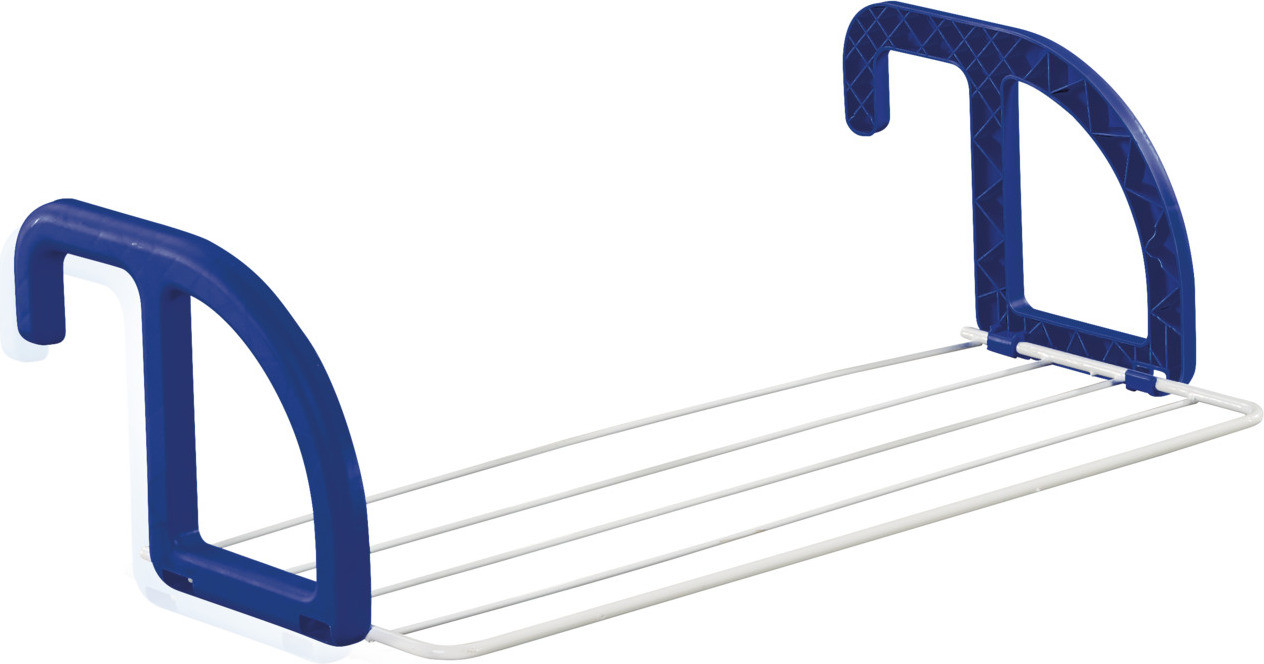 Leifheit Hangdroger Classic 25 blauw metalen inklapbare wasdroger