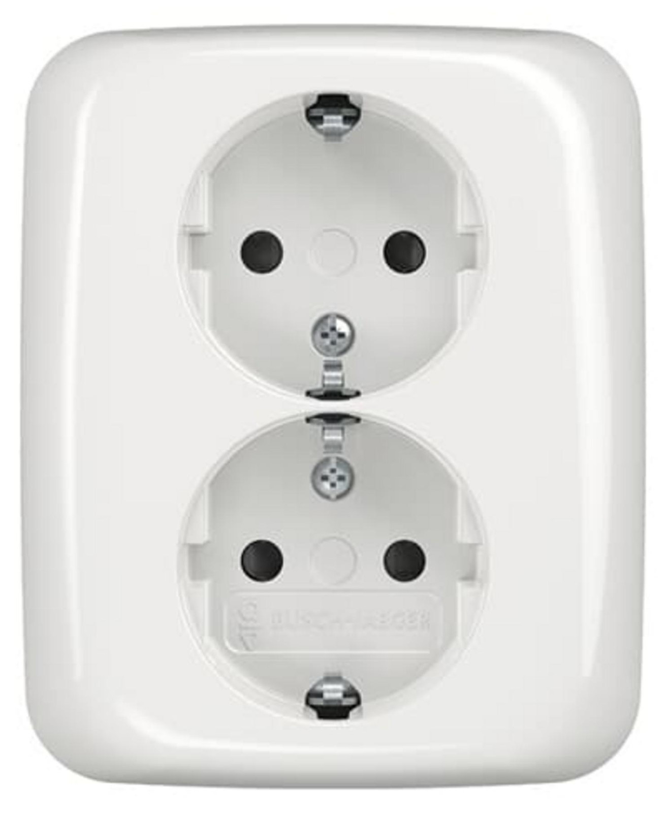 Busch-Jaeger Dubbel Schuko Stopcontact 20 EUJB-214