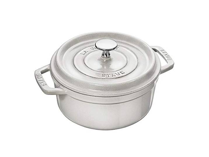staub La Cocotte Round 40501-409 Pico Cocotte Campagne Ronde Campagne 2 Mains Pot émaillé Compatible Induction Numéros de série 18 cm