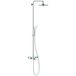 Grohe Euphoria SmartControl system 260 Mono Duschsystem mit Thermostat-Wannenbatterie, Wandmontage, chrom, 26510000