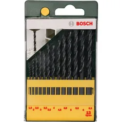 Bosch Metallbohrer-Set HSS-R, 13-teilig, 1,5 - 6,5 mm - 2607019441