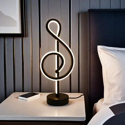 Musical Note LED Dimmable Table Lamp Musical Note LED Dimmable Table Lamp