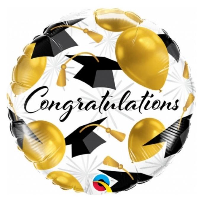 Qualatex Folienballon Congratulation Gratulation - leer (82283)