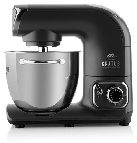 ETA Küchenmaschine Gratus Evo Origin I 1500 W I Vollmetall I Planetenrührsystem I 8 Geschwindigkeiten I Pulse-Funktion I Sicherheitsthermoschutz