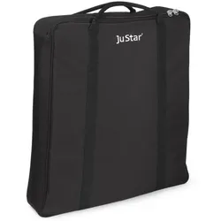 JuStar Elektro Trolley Tragetasche Carbon und Silver