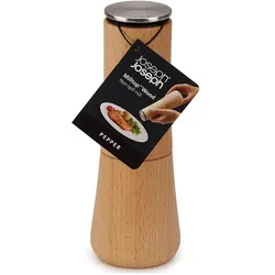 Joseph Joseph Milltop Wood Krümelfreie Pfeffermühle, Pfeffermühle + Salzmühle, Braun