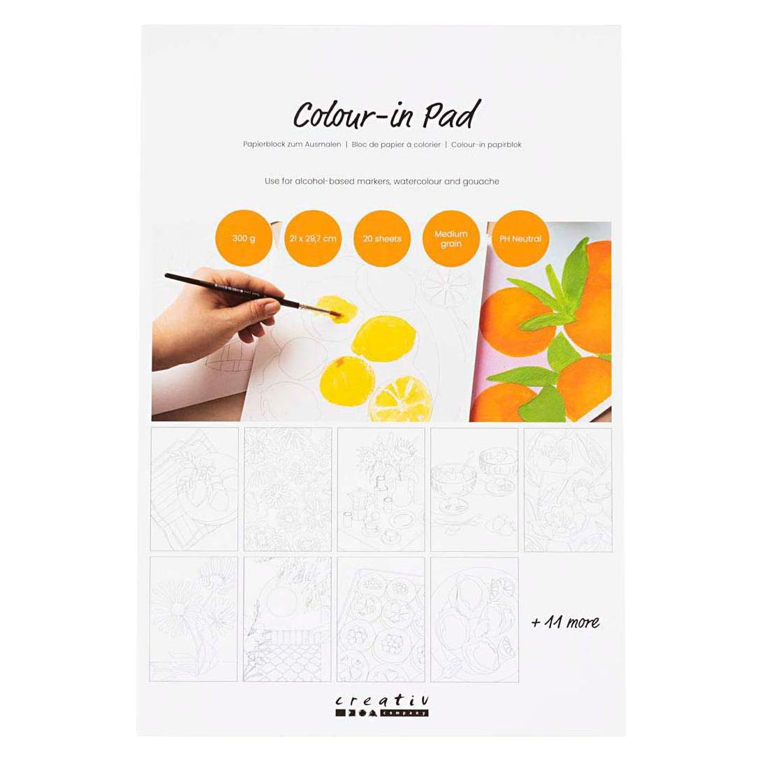 Creativ Company Aquarellpapier A4, 300 g/m², 20 Blatt (300 g/m², 20x) (221150)