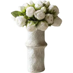 Botane Rosenstrauß künstlich 27   cm, weiß