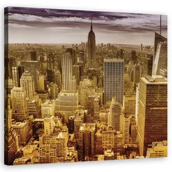 WANDBILD städte und architektur beige