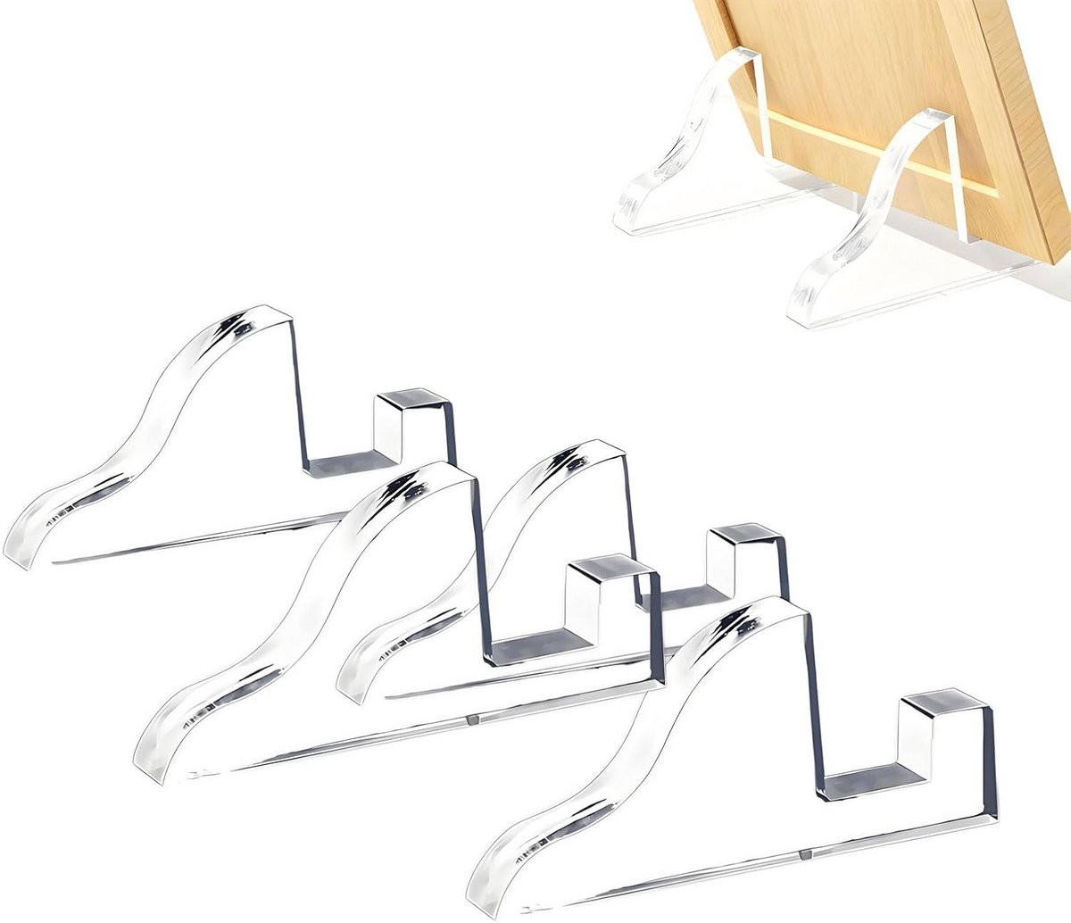 Transparante Acryl Bordenstandaard voor Decoratie en Fotolijsten
