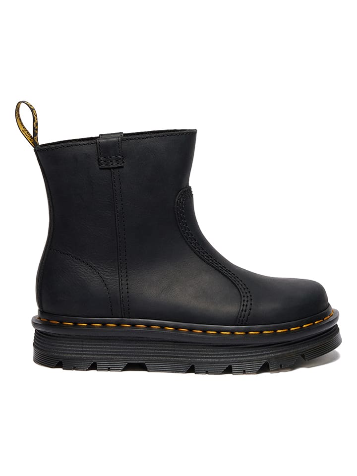 Dr. Martens Leder-Boots "Zebzag Rigger" in Schwarz - 40