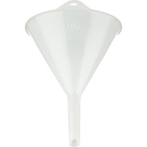 Hünersdorff Trichter 950700, naturfarben, Ø 16,4 cm, aus Kunststoff, mit Aufhängeöse