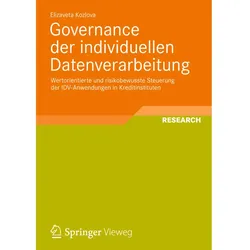 Governance der individuellen Datenverarbeitung, Fachbücher von Elizaveta Kozlova