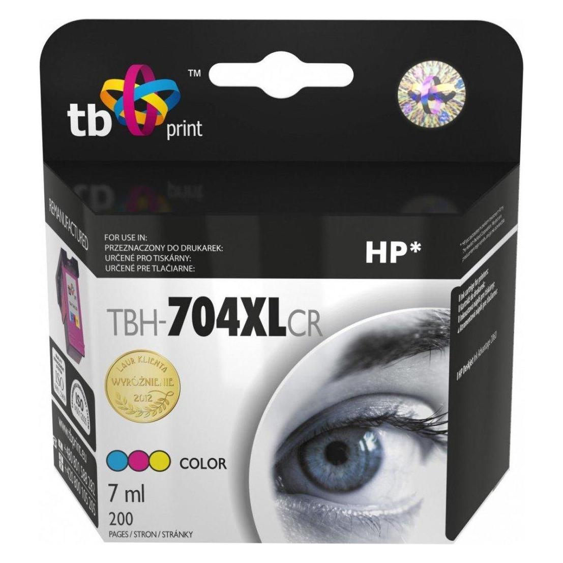 Print Tusz do HP DJ IA 2060 (HP nr 704 CN693AE) XL TBH-704XLCR ref. (TBH-704XLCR)