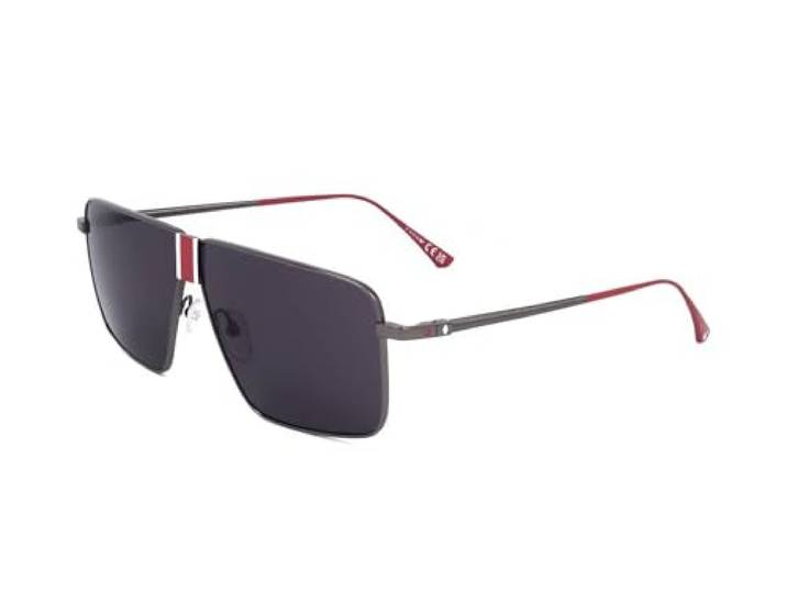 Web WE0344 Shiny gunmetal 64/6/140 Man Zonnebrillen