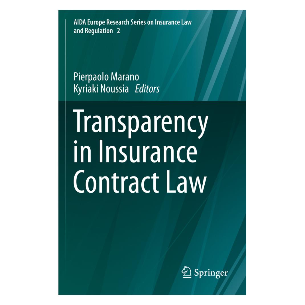 Springer Transparency in Insurance Contract Law (Englisch, Softcover, Kyriaki Noussia, Pierpaolo Marano) (56181513)
