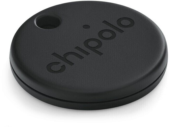 Chipolo ONE Spot universele tracker, zwart, spatwaterdicht, bereik 60 meter, IPX5