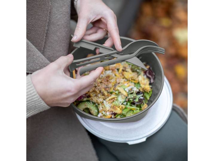 Lunchbox-Set Connect Box Ready Ø 21cm Grau/Grau