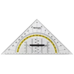 WESTCOTT Geometrie-Dreieck mit Griff  25,0 cm