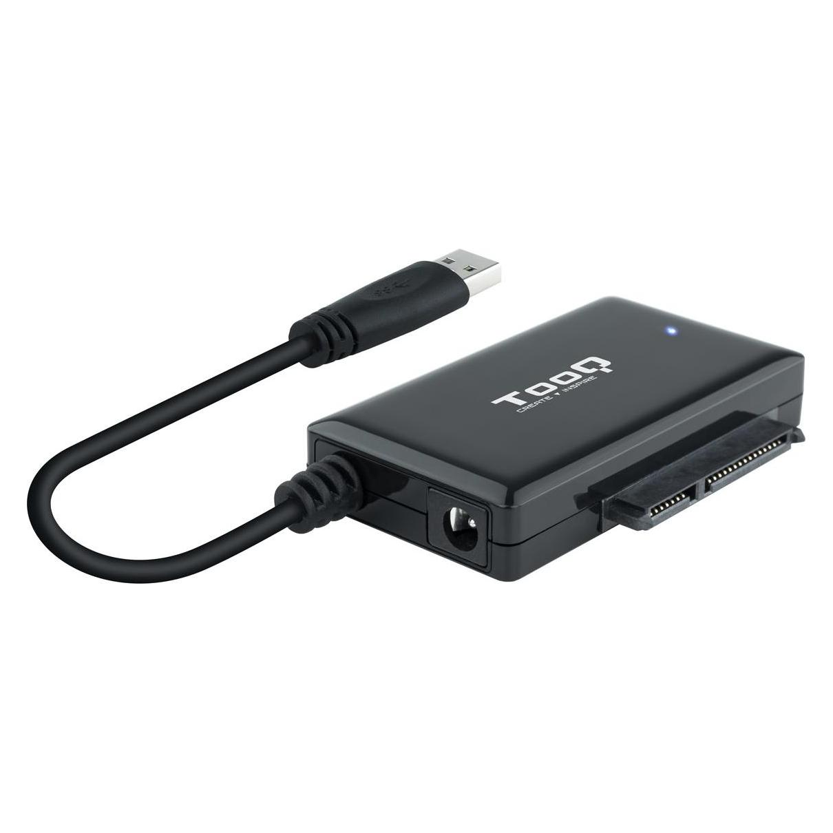 Tooq Technology ADAPTADOR USB 3.0 USB-A SATA DISCOS DUROS 2.5" y 3.5" CON ALIMENTADOR (2.5", 3.5") (TQHDA-01A)