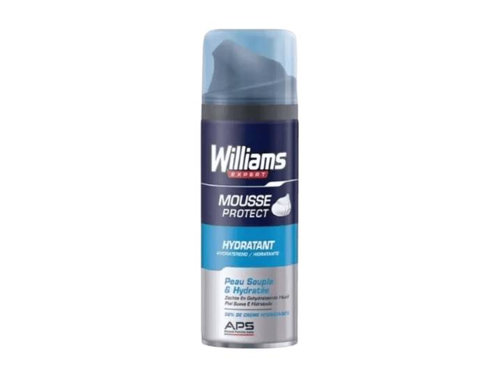 Williams Mousse à Raser Peaux Sensibles Aloe Vera 0 % Alcool 200 ml