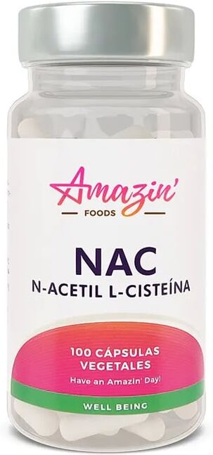 Amazin' Foods Nac N-Acetil L-cisteína 100 VCaps