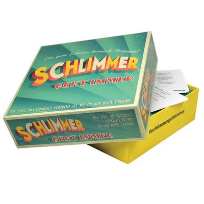 Pegasus - Schlimmer geht immer, Das zum schreien komische Partyspiel, Kartenspiel